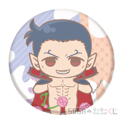 D賞-5 缶バッジ ゼンラニウム＆子ゼンラニウム [約7cm]