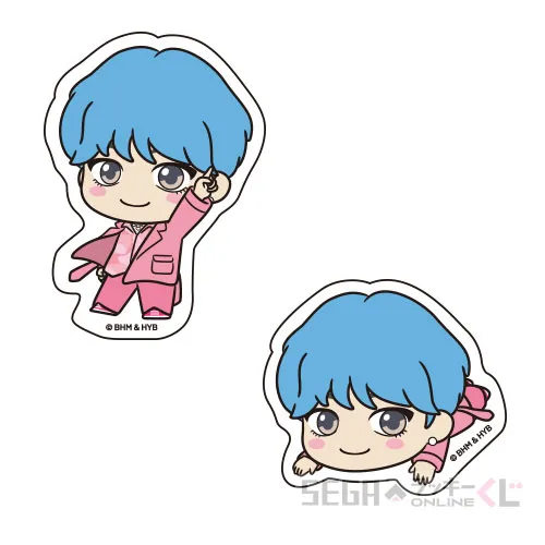 G賞-6 トラベルステッカー “Ｖ” [約W7.9cm～H6.9cm 約W7cm～H10cm]