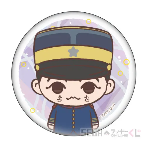 C賞-11 缶バッジ (宇佐美上等兵) [約6.5cm]