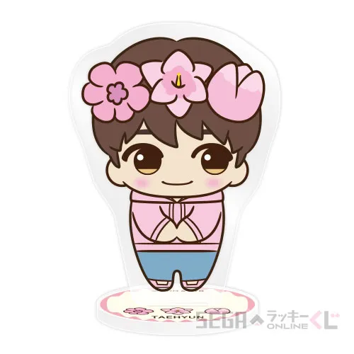 F賞-9 アクリルスタンド TAEHYUN デザインＢ [本体：約W5.2cm×H7cm 台座：約4cm]