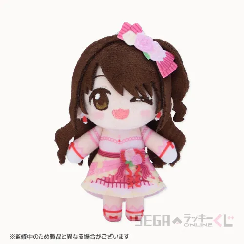 C賞-1 ぬいぐるみマスコット 島村卯月 全長約11cm