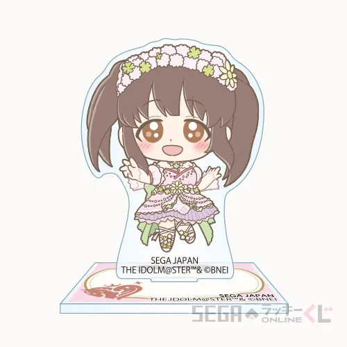 E賞-3 アクリルスタンド 緒方智絵里 全長約5～6cm