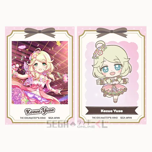 F賞-10 カードセット 遊佐こずえ 全長約8.5cm