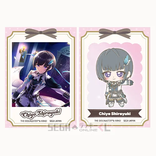 F賞-7 カードセット 白雪千夜 全長約8.5cm