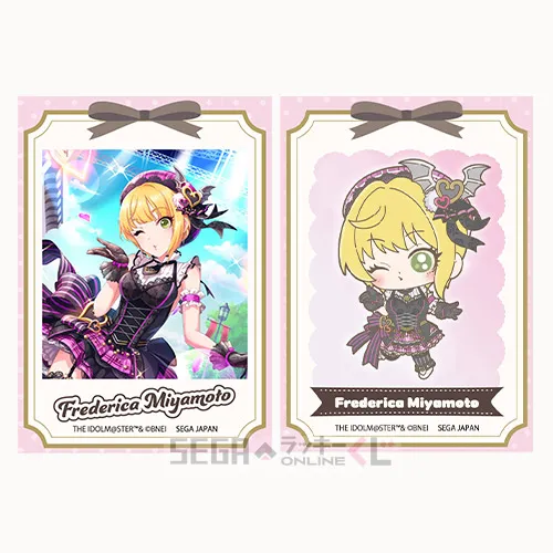 F賞-9 カードセット 宮本フレデリカ 全長約8.5cm
