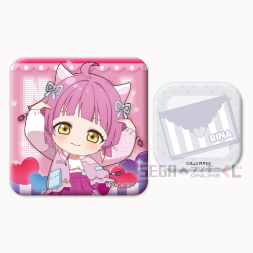 F賞-10 缶バッジセット 天王寺 璃奈 全長約3～5.5cm