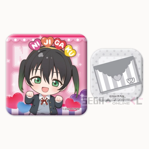 F賞-1 缶バッジセット 高咲 侑 全長約3～5.5cm