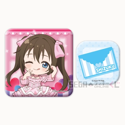 F賞-4 缶バッジセット 桜坂 しずく 全長約3～5.5cm