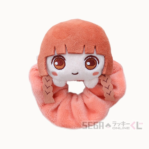 C賞-2 マスコット付シュシュ ククリ 全長約6.5cm