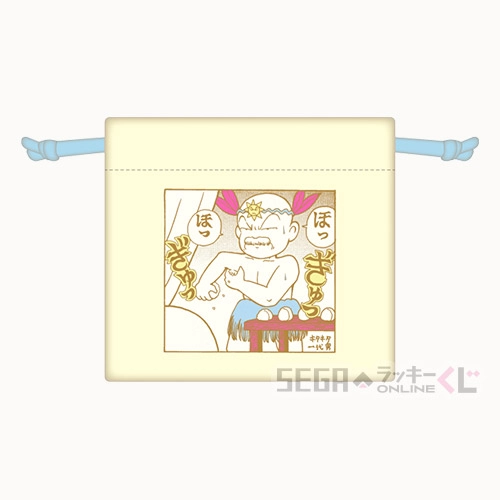 D賞-10 ミニ巾着 デザインJ 全長約11cm