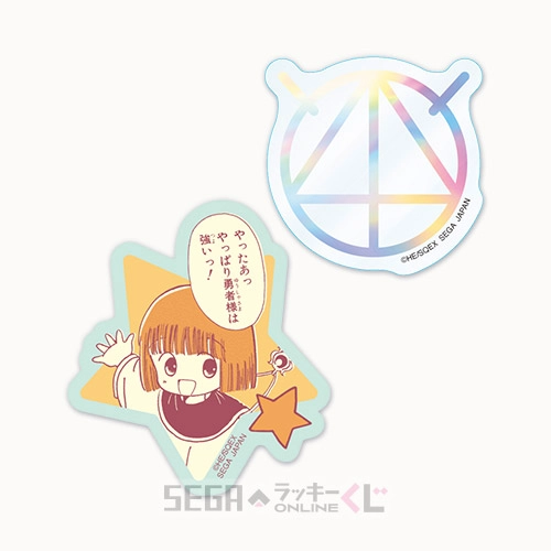 F賞-2 ステッカーセット ツチヘビ 全長約4.5～7cm