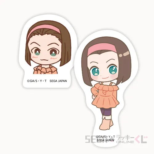G賞-21 ステッカーセット 鈴木園子 全長約3.5~6.5cm