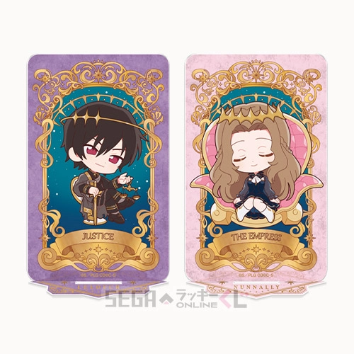B賞-5 アクリルスタンド ルルーシュ/ナナリー 全長約10～13cm