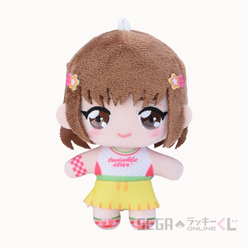 C賞-3 ぬいぐるみマスコット ラブ(ピングレタンクトップ) 全長約10～11.5cm