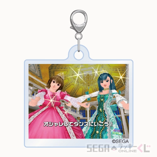 F賞-19 いけてるアクリルチャーム デザインS 全長約4cm