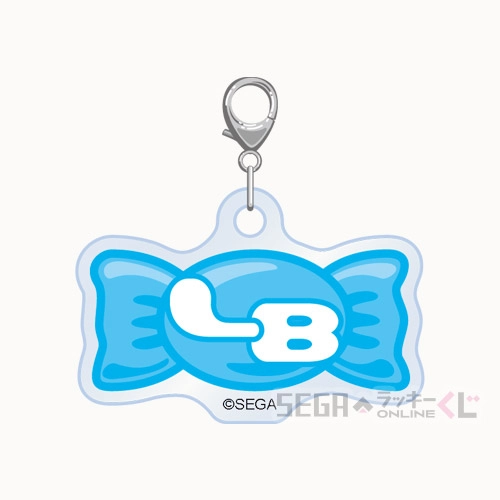 F賞-6 いけてるアクリルチャーム デザインF 全長約4cm