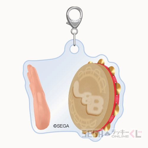 F賞-7 いけてるアクリルチャーム デザインG 全長約4cm