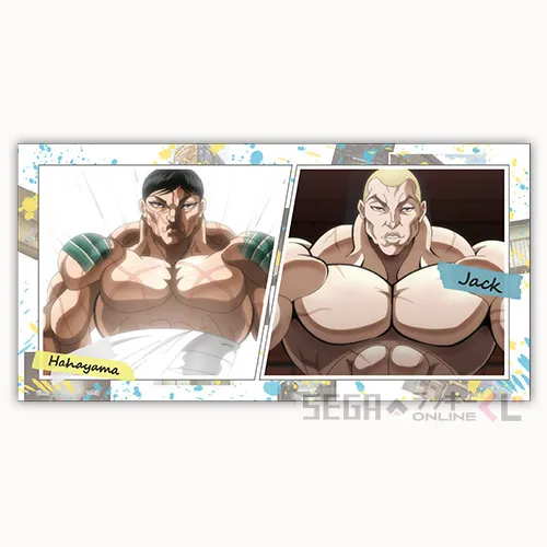 B賞-3 ビジュアルタオル デザインC 全長約120cm