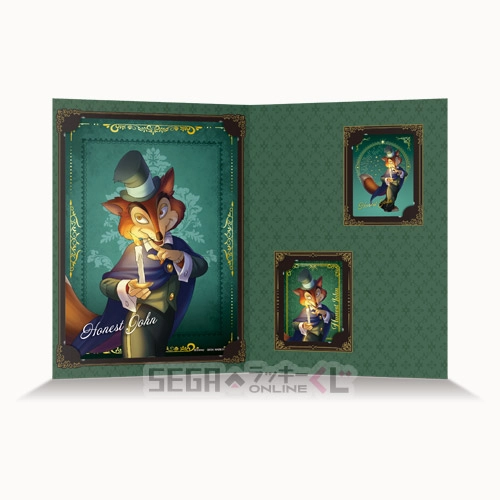 B賞-6 台紙付ポスター&カードセット 正直ジョン 台紙：A4（閉じた時）、カード：約8.5cm、<br>ポスター：B5