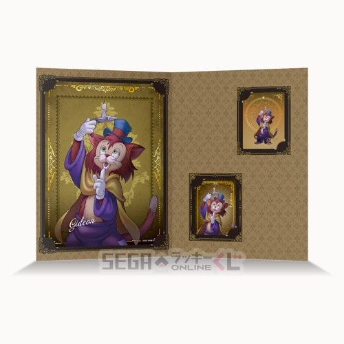 B賞-7 台紙付ポスター&カードセット ギデオン 台紙：A4（閉じた時）、カード：約8.5cm、<br>ポスター：B5