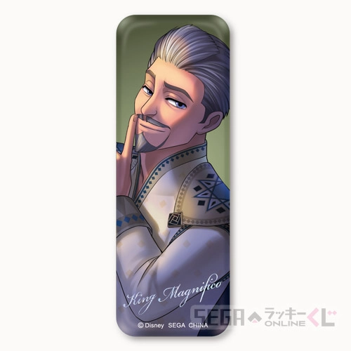 E賞-10 ロング缶バッジ マグニフィコ王 全長約8.5cm