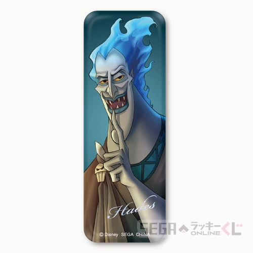 E賞-4 ロング缶バッジ ハデス 全長約8.5cm