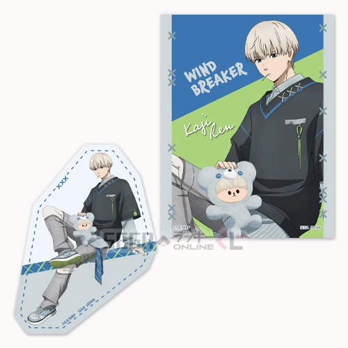F賞-5 ステッカーセット 梶 蓮 全長約5.5～9cm