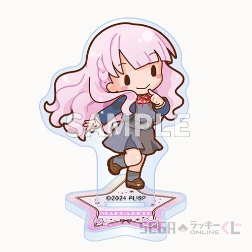 C賞-10 ふわぷち　アクリルスタンド ウィーン・マルガレーテ 約6cm