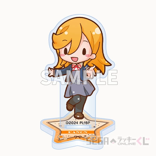 C賞-1 ふわぷち　アクリルスタンド 澁谷 かのん 約6cm