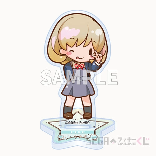 C賞-2 ふわぷち　アクリルスタンド 唐 可可 約6cm