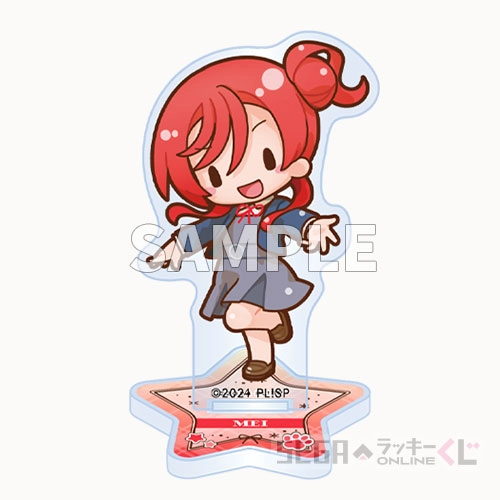C賞-7 ふわぷち　アクリルスタンド 米女 メイ 約6cm